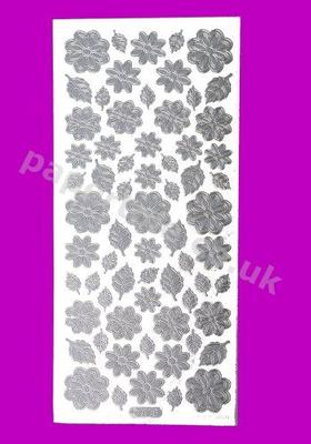 3D Stickers Shapes 3 - Silver 365 Peel Offs