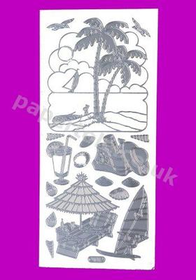 Paradise Island - Cocktails - Palm Trees 444