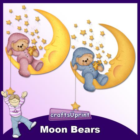 Moon Bears Clip Art