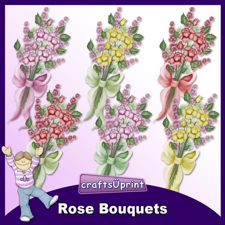 Rose Bouquets Clip Art