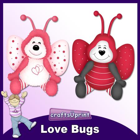 Love Bugs Clip Art