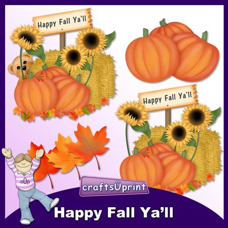 Happy Fall Ya'll Clip Art