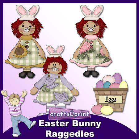 Easter Bunny Raggedies