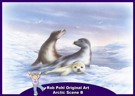 Rob Pohl Original Art Arctic Scene B