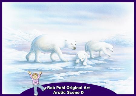 Rob Pohl Original Art Arctic Scene D