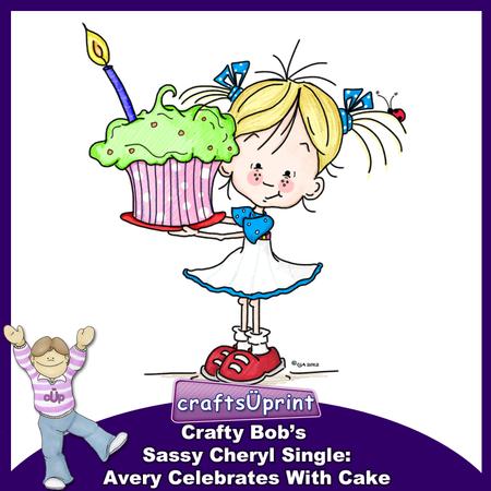 Crafty Bob's Sassy Cheryl Single: Avery Celebrates with Cake