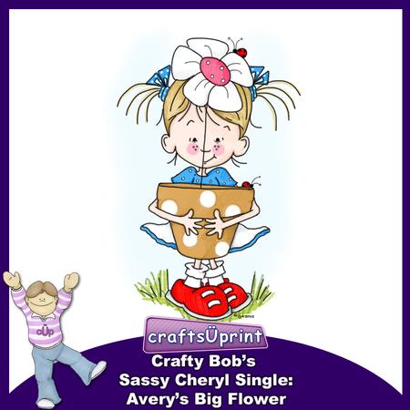 Crafty Bob's Sassy Cheryl Single: Avery's Big Flower