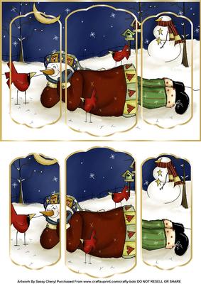 Christmas Birdie Chit Chat Christmas Card