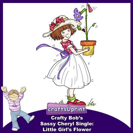Crafty Bob's Sassy Cheryl Single: Little Girls Flower