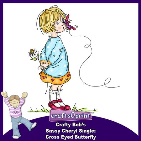 Crafty Bob's Sassy Cheryl Single: Cross Eyed Butterfly