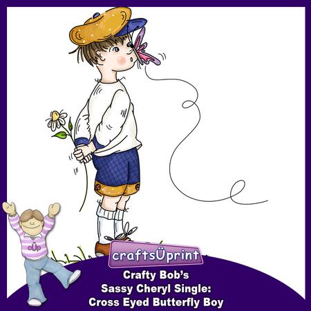 Crafty Bob's Sassy Cheryl Single: Cross Eyed Butterfly Boy