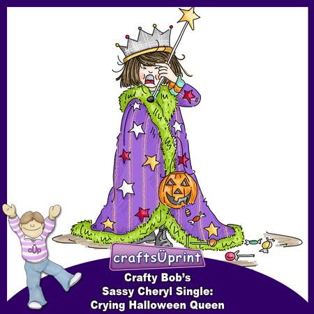Crafty Bob's Sassy Cheryl Single: Crying Halloween Queen
