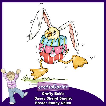 Crafty Bob's Sassy Cheryl Single: Easter Runny Chick