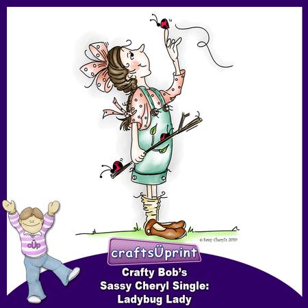 Crafty Bob's Sassy Cheryl Single: Ladybug Lady