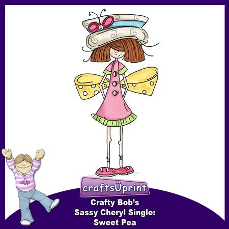 Crafty Bob's Sassy Cheryl Single: Sweet Pea
