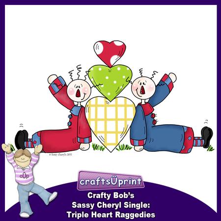 Crafty Bob's Sassy Cheryl Single: Triple Heart Raggedies