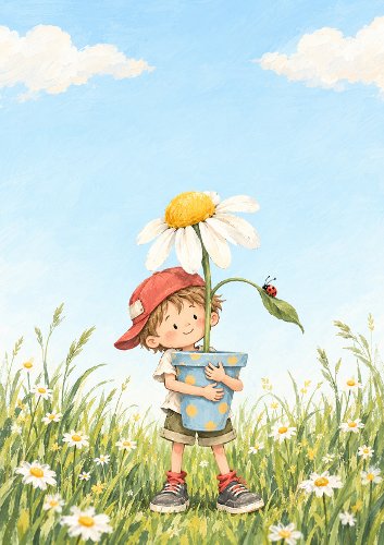 A Flower for You Birthday/mother's Day Card