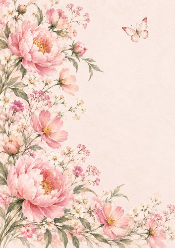 Pink Butterfly Background