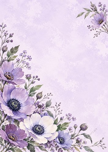 Purple Flourish Background
