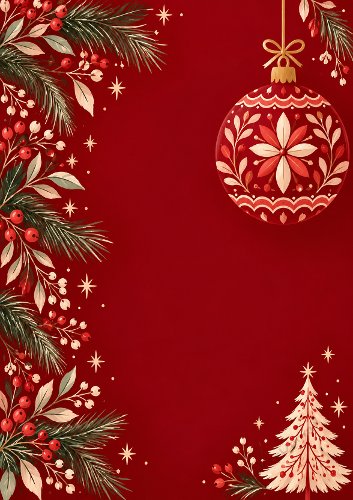 Red Christmas Baubles