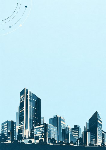 Cityscape Modern Card Front