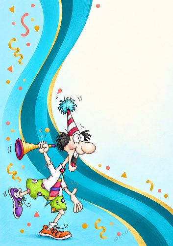 Crazy Birthday Male Card Front