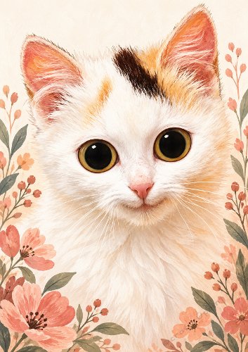 Mischievous Cat Humorous Card Front