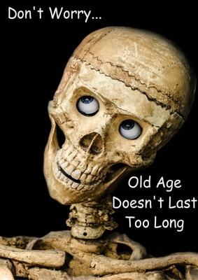Old Age Humorous Card Front