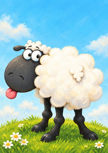 Feeling Sheepish Belated Birthday Card