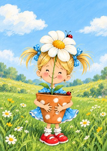 Single Large Flower Sorry Card