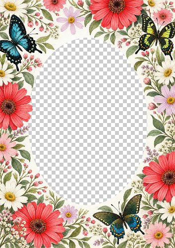 Friendship Floral Aperture Photo Card