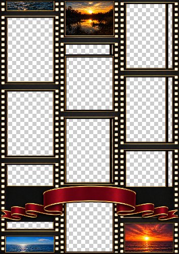 Film Strip Multi Photo Card