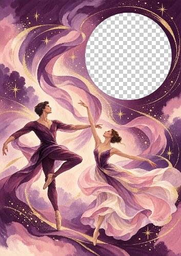 Beautiful Ballet Aperture Photo Card