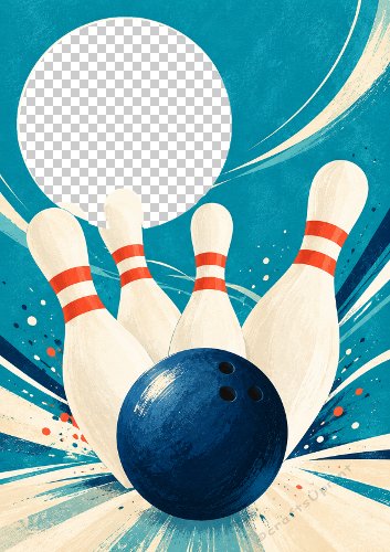 Ten Pin Bowling Aperture Card