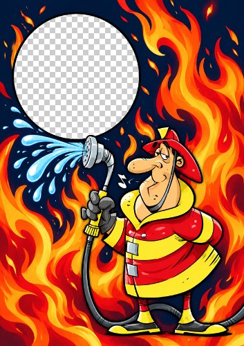 Favourite Fire Fighter Aperture Card