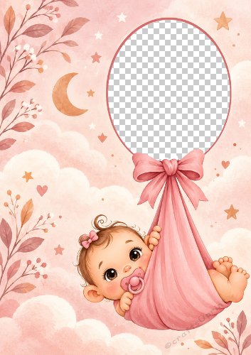 New Baby Daughter Aperture Card