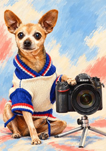 Chihuahua Photographer Card