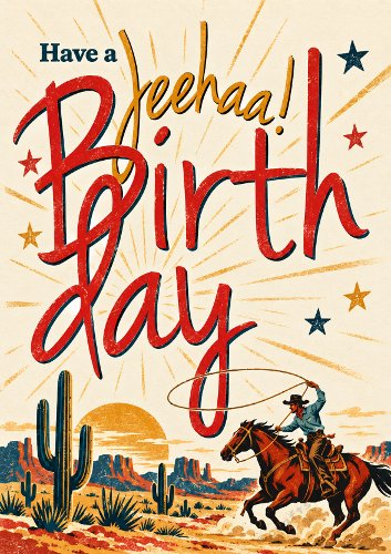 Cowboy Birthday Card
