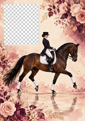 Dressage Photo Card