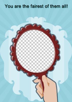 Novelty Mirror Photo Card