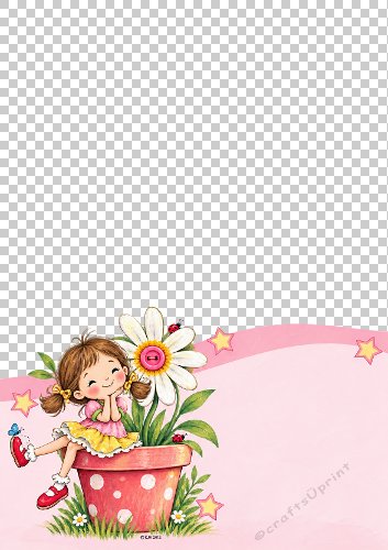 Pollys Flower Photo Card