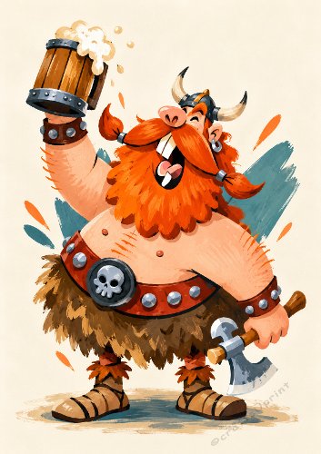 Viking Celebration Card