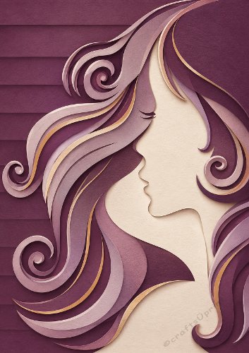 Purple Girl's Profile Card