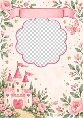 Pretty Princess Photo Card