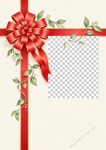 Bow and Vine Photo Card