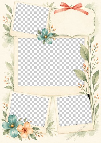 Scrapbook Style Multi Photo Card