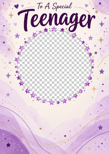 Special Teenager Card Girl