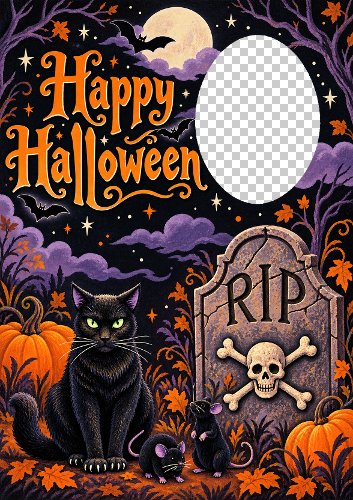 Halloween Aperture Card