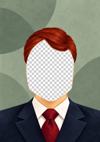 Business Man Aperture Card