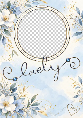 Lovely Frame Photo Card